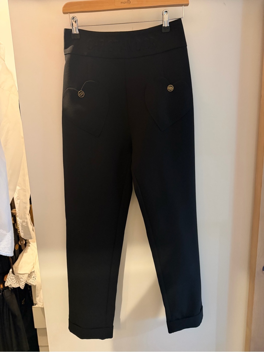 Dior Black Women's pant with Branded Label